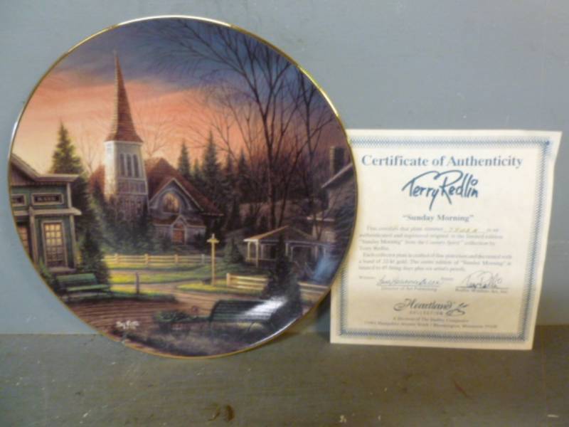 lot 246 image: Terry Redlin Plate Decoration