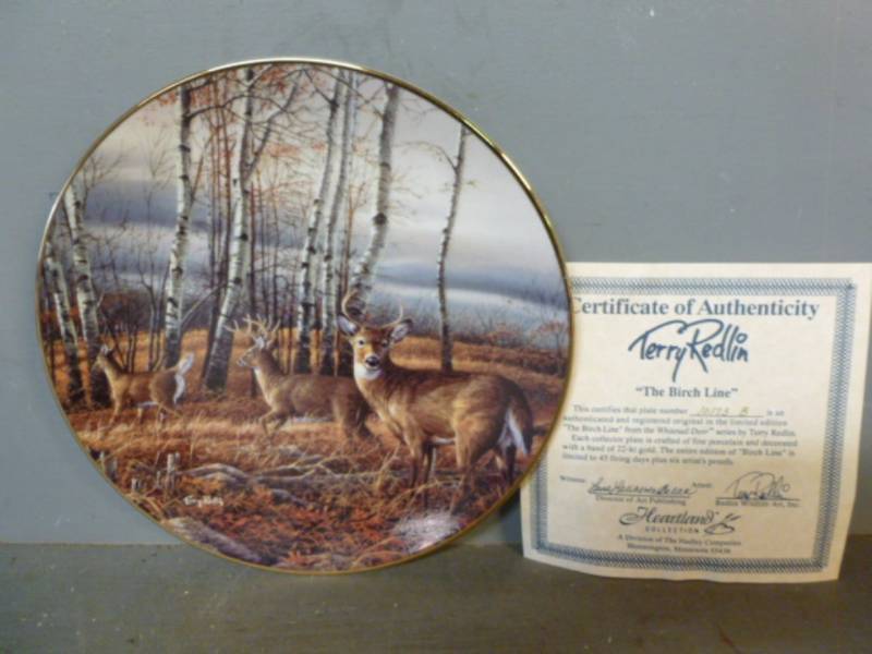 lot 247 image: Terry Redlin Plate Decoration