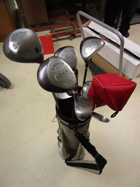 CALLAWAY GOLF CLUBS W BAG