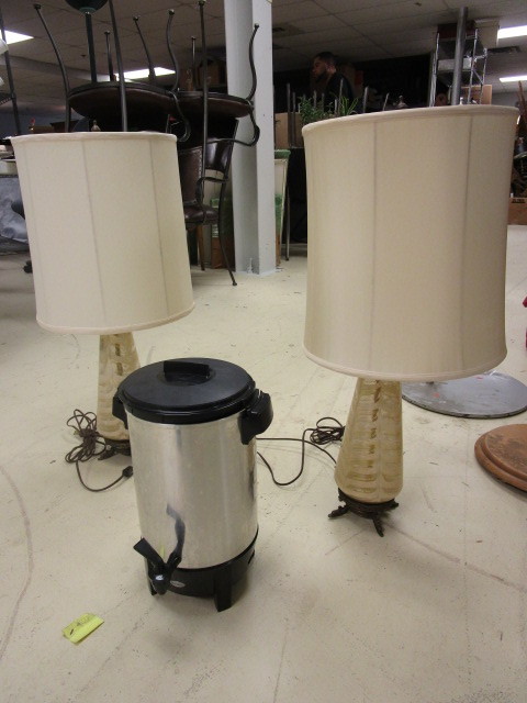 LAMPS  COFFEE MACHINE