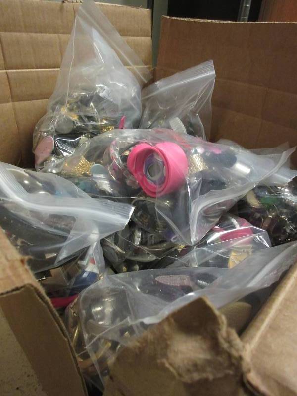 lot 859 image: BOX FULL OF WATCHES