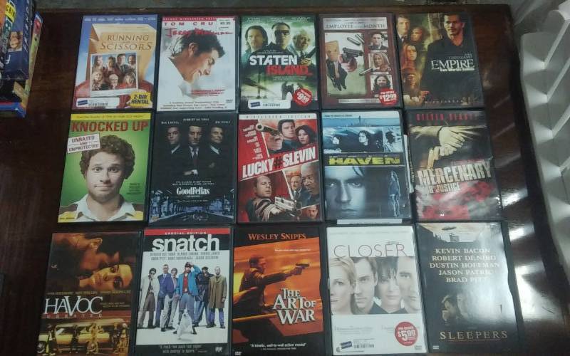 15 Assorted DVDs