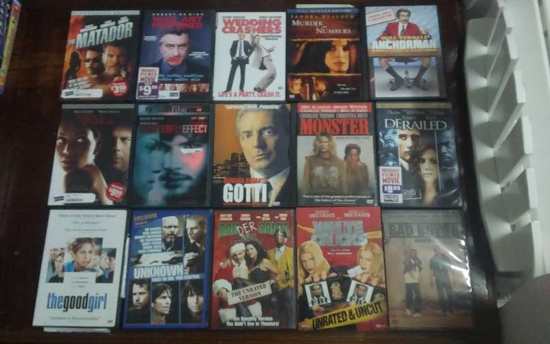 15 Assorted DVDs