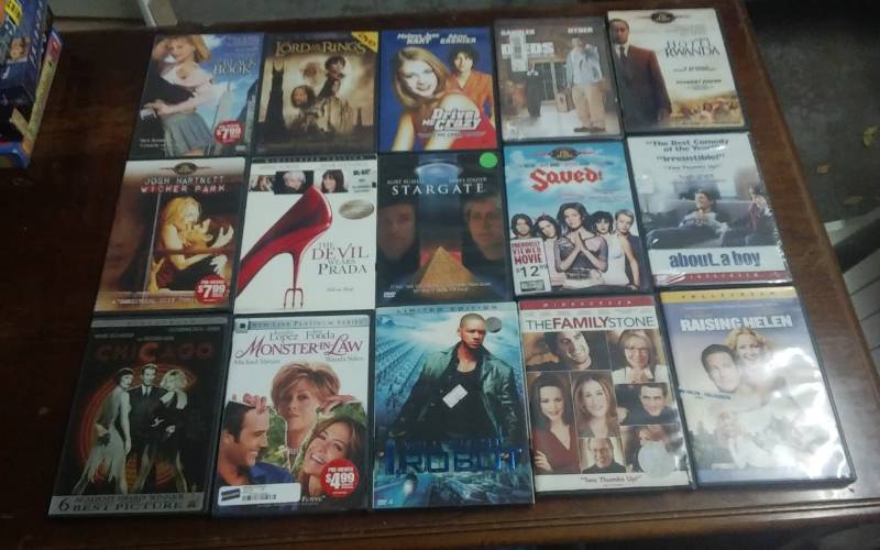 15 Assorted DVDs