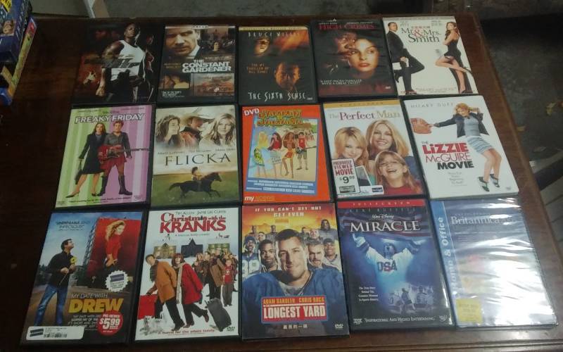 15 Assorted DVDs