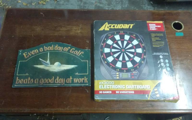 Accu-Dart Electric Dart Game, Golf Plaque