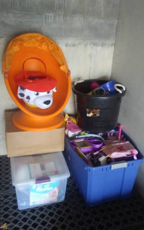 Large Lot Of Toys Tubs Included