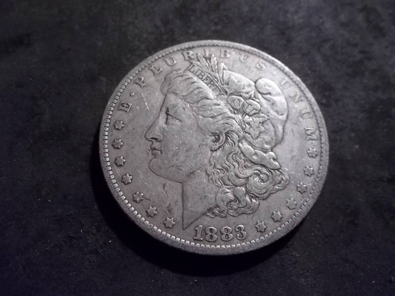 1883 O Morgan Silver Dollar
