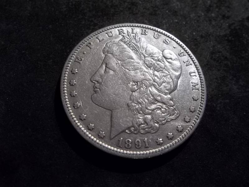 1891 S Morgan Silver Dollar