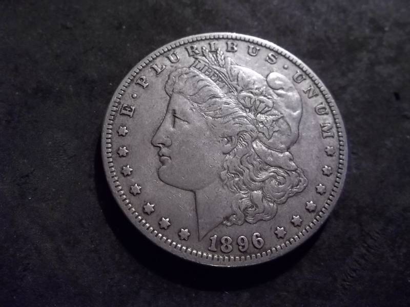 1896 O Morgan Silver Dollar