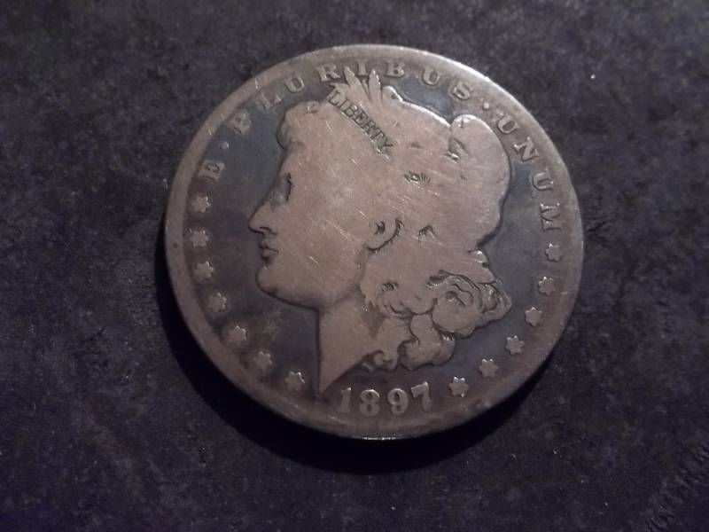 1897 S Morgan Silver Dollar
