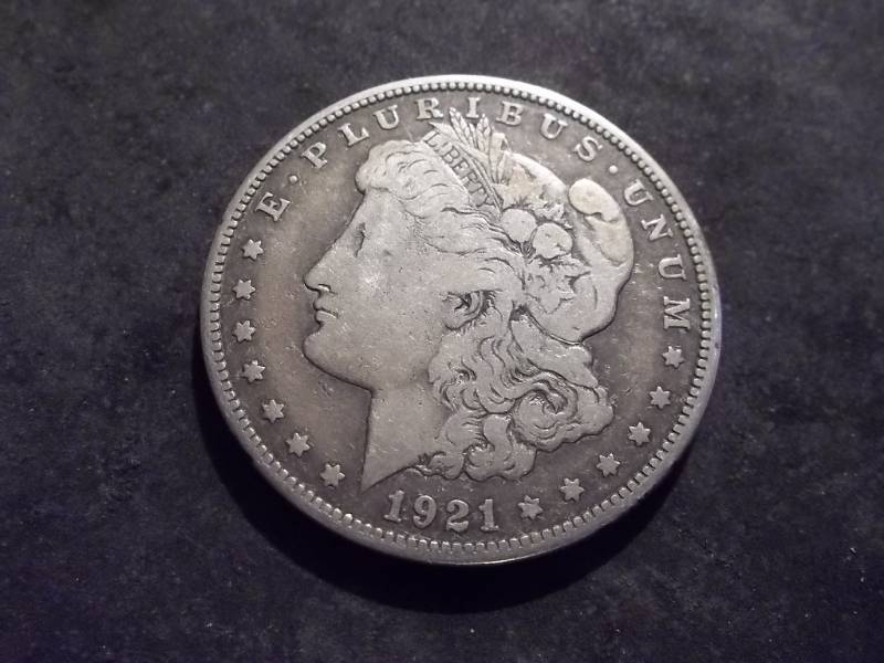 1921 D  Morgan Silver Dollar
