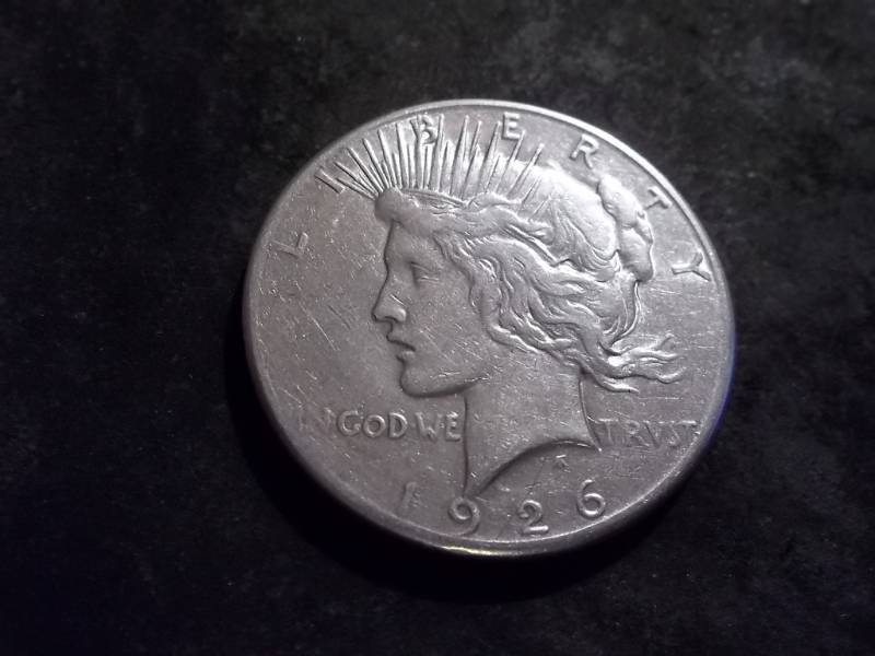1926 S Silver Peace Dollar