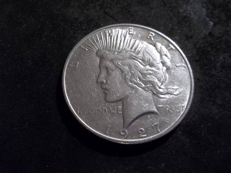 1927 D Peace Silver Dollar