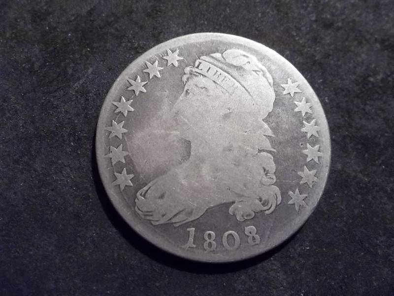 1808 Over 7 Bust Half Dollar