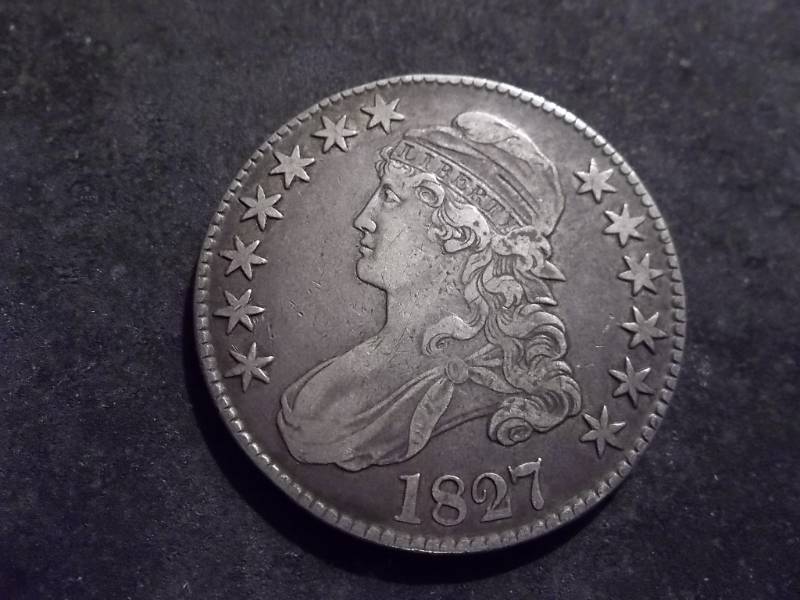1827 Bust Half Dollar