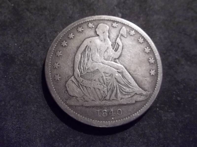 1840 Seated Liberty Half Dollar