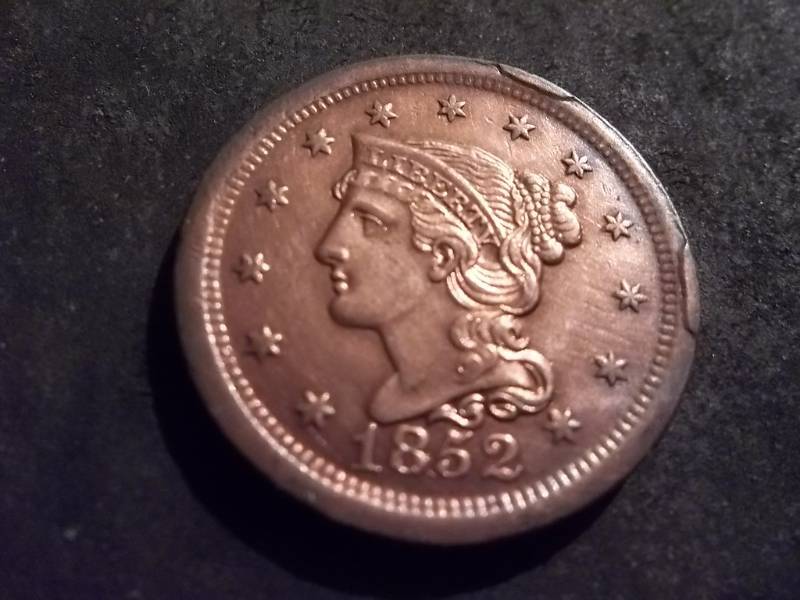 1852 Large Cent