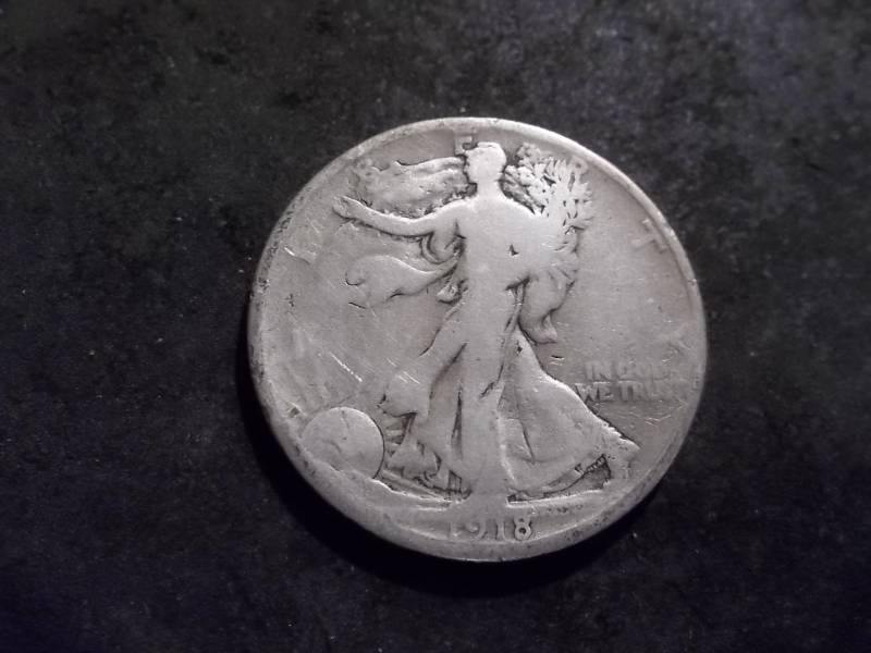1918 D Walker Half Dollar