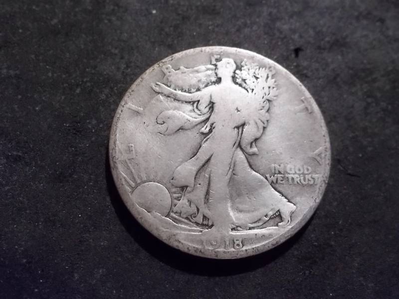 1918 S Walker Half Dollar