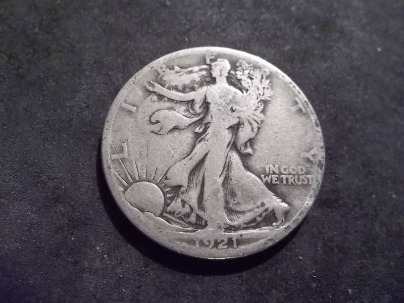 1921 S Walker Half Dollar