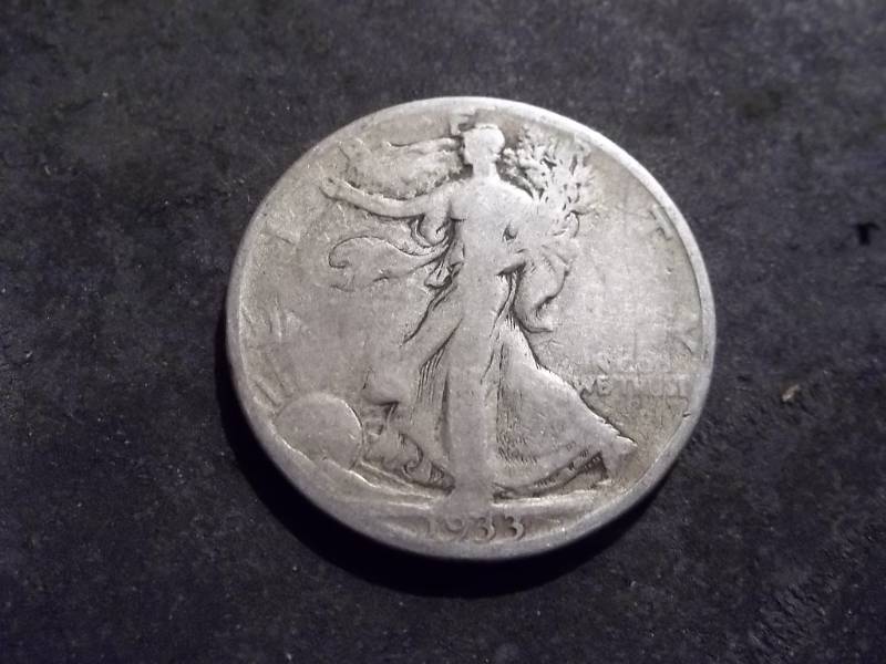 1933 S Walker Half Dollar