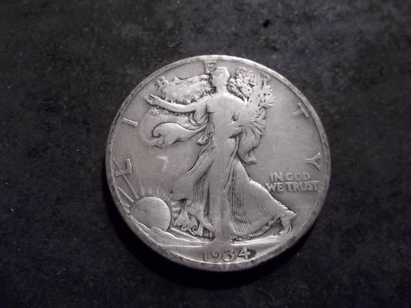 1934 D Walker Half Dollar
