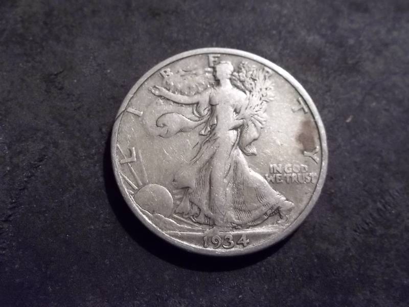 1934 S Walker Half Dollar
