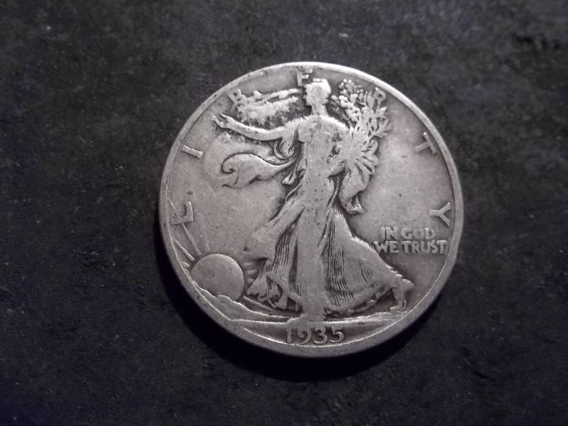 1935 D Walker Half Dollar