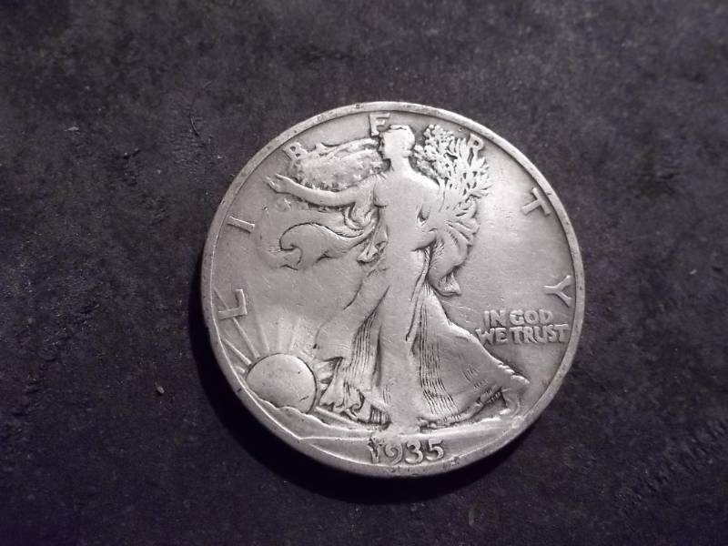 1935 S Walker Half Dollar