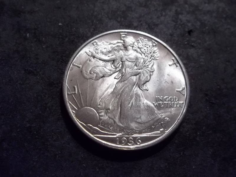1936 D Walker Half Dollar