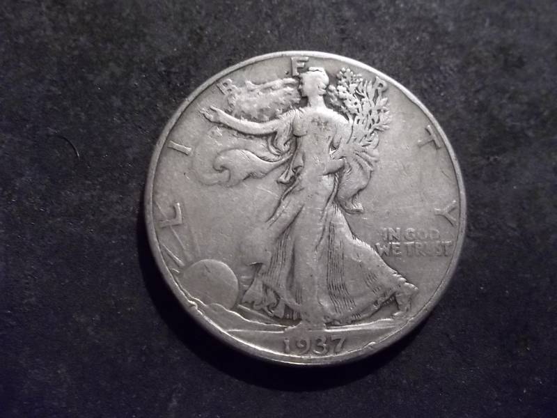 1937 D Walker Half Dollar