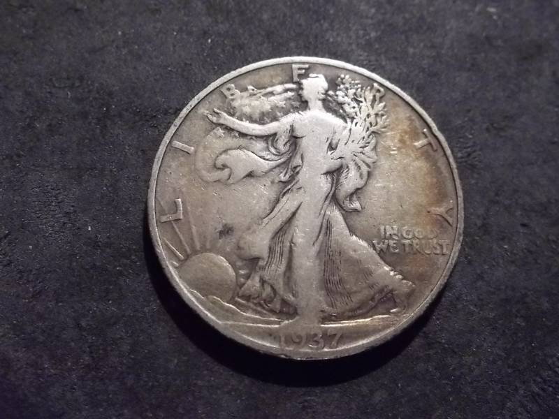 1937 S Walker Half Dollar