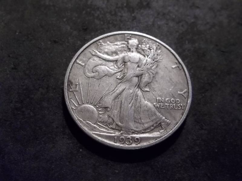 1939 S Walker Half Dollar