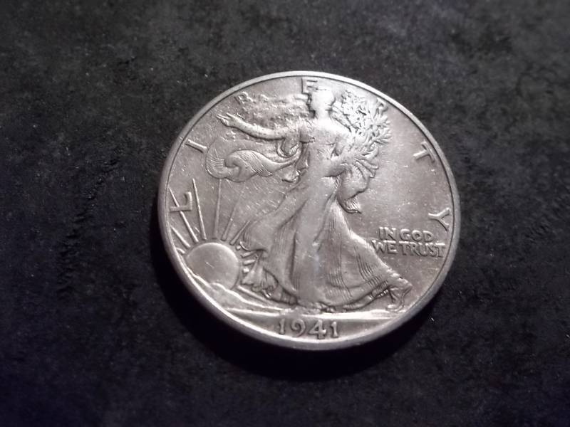 1941 S Walker Half Dollar
