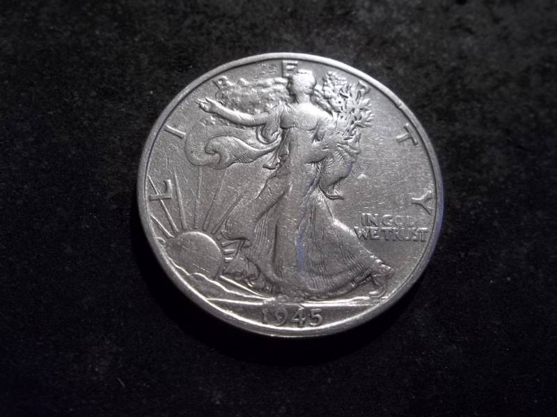 1945 S Walker Half Dollar