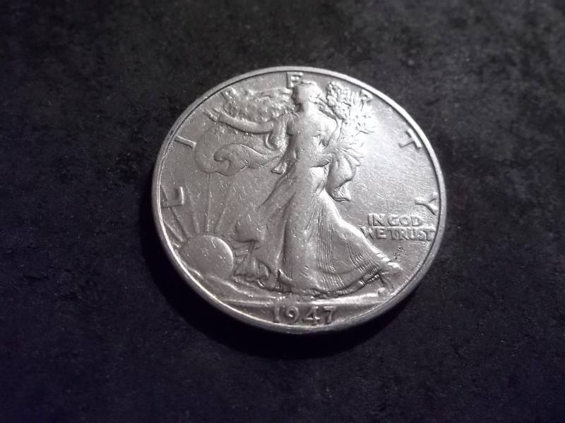 1947 D Walker Half Dollar