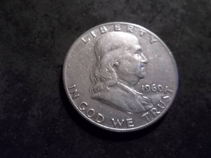 1960 D  Franklin Half Dollar
