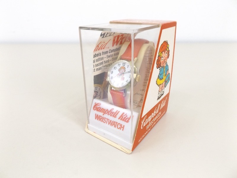 lot 65 image: Vintage Campbell Kid Wristwatch in Original Box
