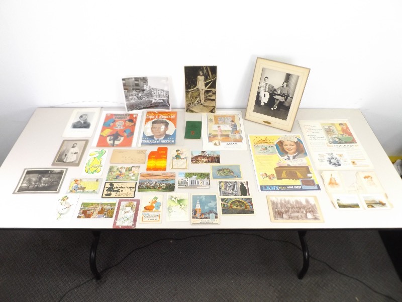 lot 70 image: Lot of Miscellaneous Vintage Postcards,&nbspAntique Photos, Comics, etc.