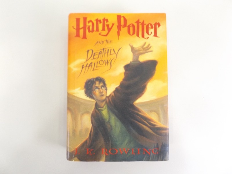 lot 76 image: First Edition Harry Potter and the Deathly Hallows Hard Cover&nbspBook