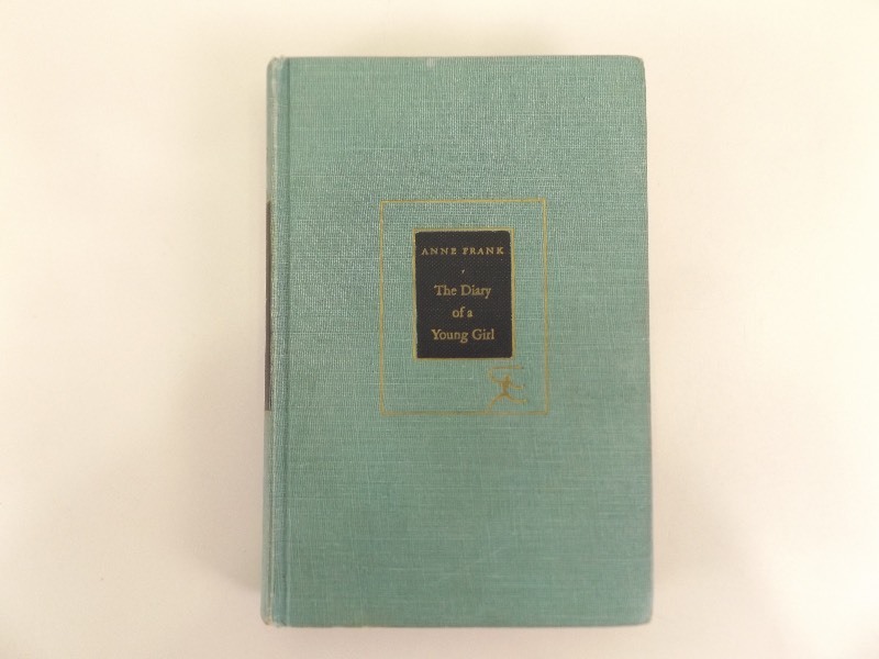 lot 96 image: First Modern Library Edition Anne Frank The Diary of a Young Girl Hard Cover Book