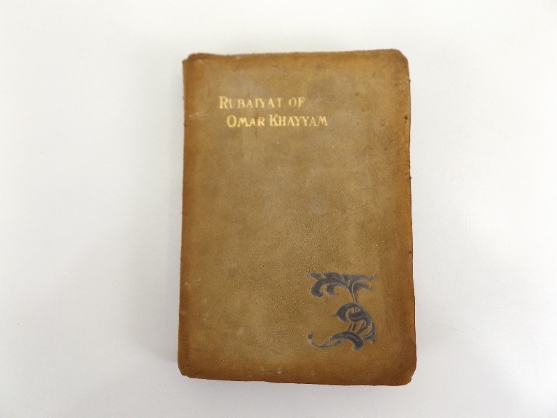 lot 97 image: Antique Rubit of Omar Khayym Leather Bound Book
