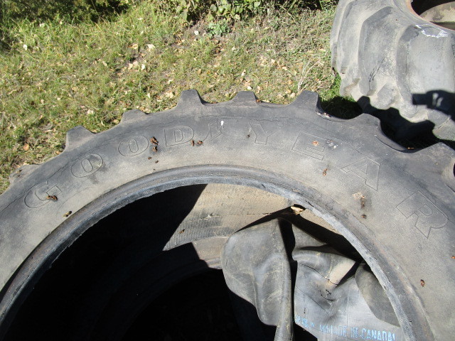 lot 36 image: Set of Goodyear 16.9-28 Tractor Tires