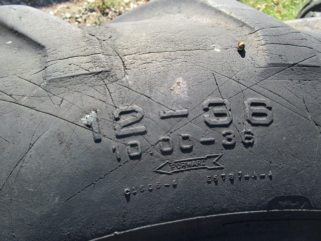 lot 38 image: Set of Goodrich Silvertown 12-36 Tires