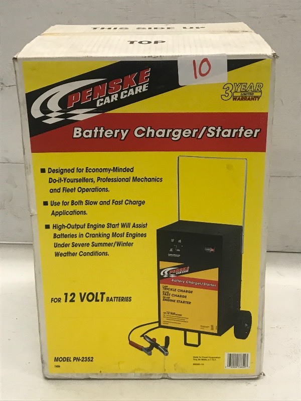 lot 10 image: Penske Battery Charger  Starter
