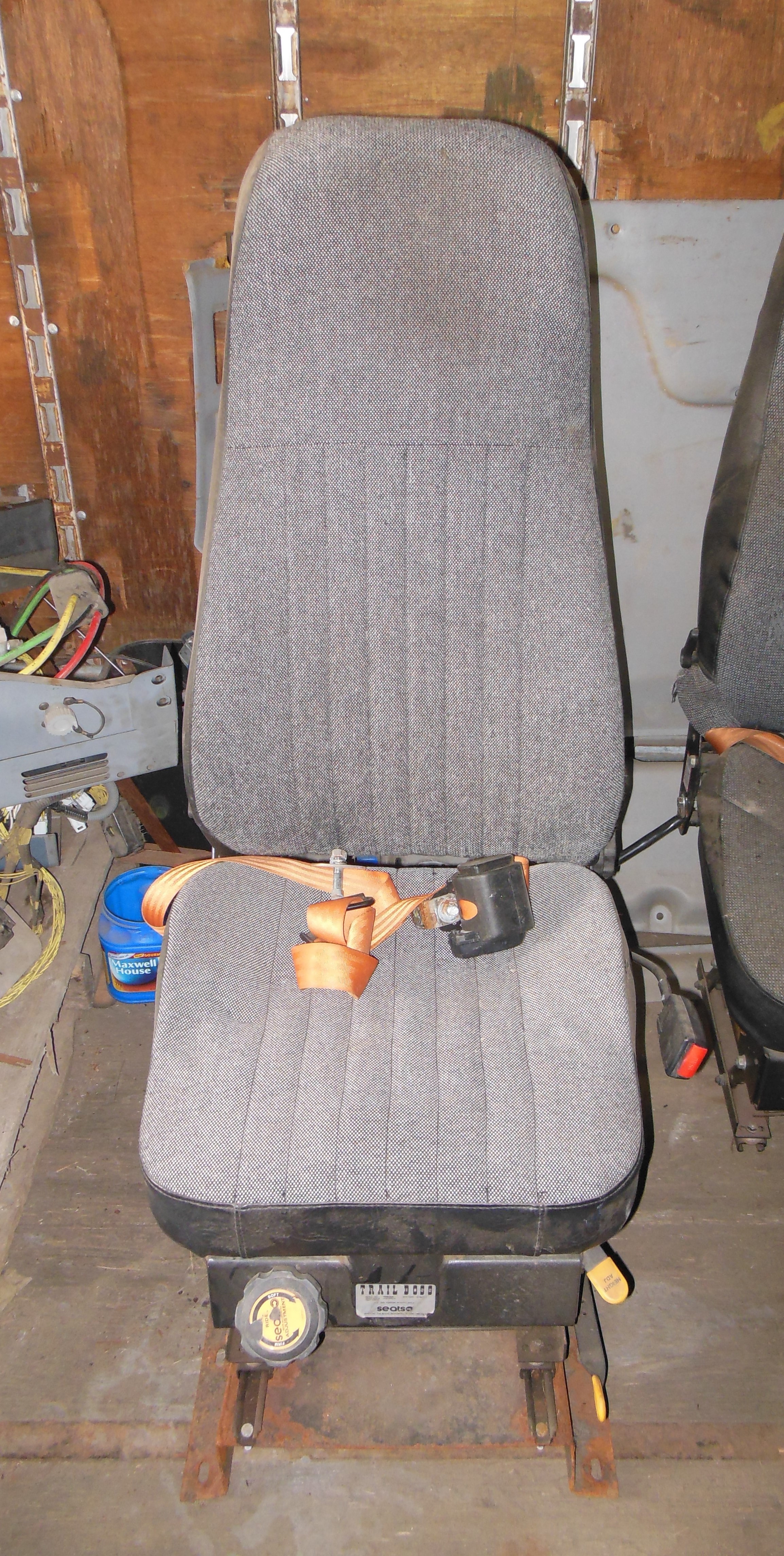 lot 12 image: Trail Boss Truck Seat from Brinks Armored  Car  Truck