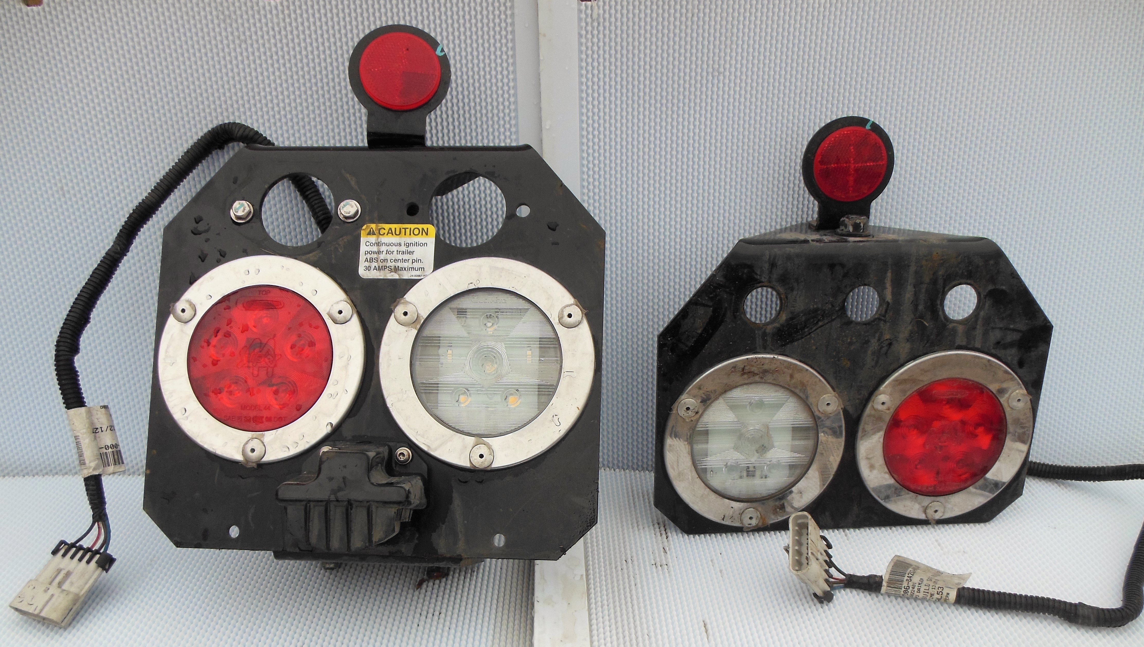 lot 15 image: Super 44 LED Freightliner and Truck-lite Tail Lights and Brackets