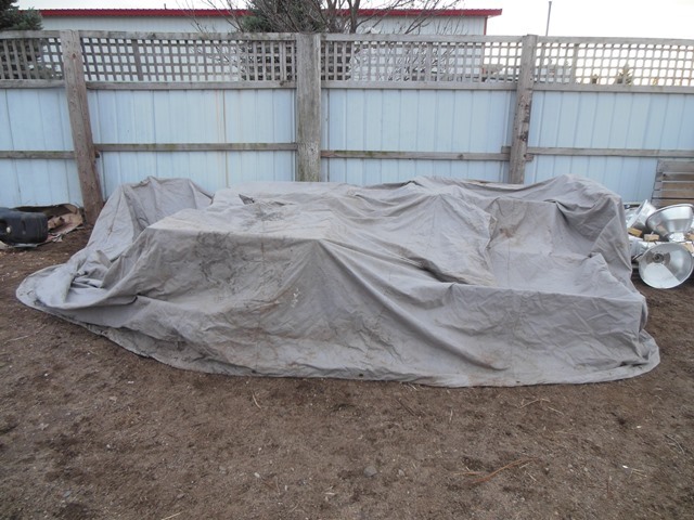 lot 29 image: Sun Forger Marine Boat Shrunk Tarp  Material