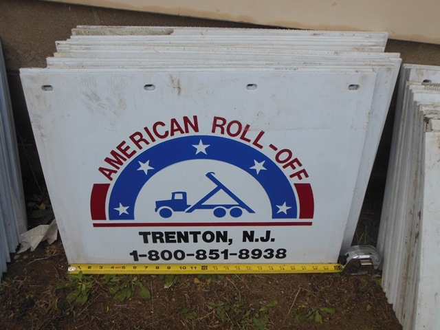 lot 101 image: 16 Heavy Duty 18 x 24 Mud Flaps - American Roll-Off